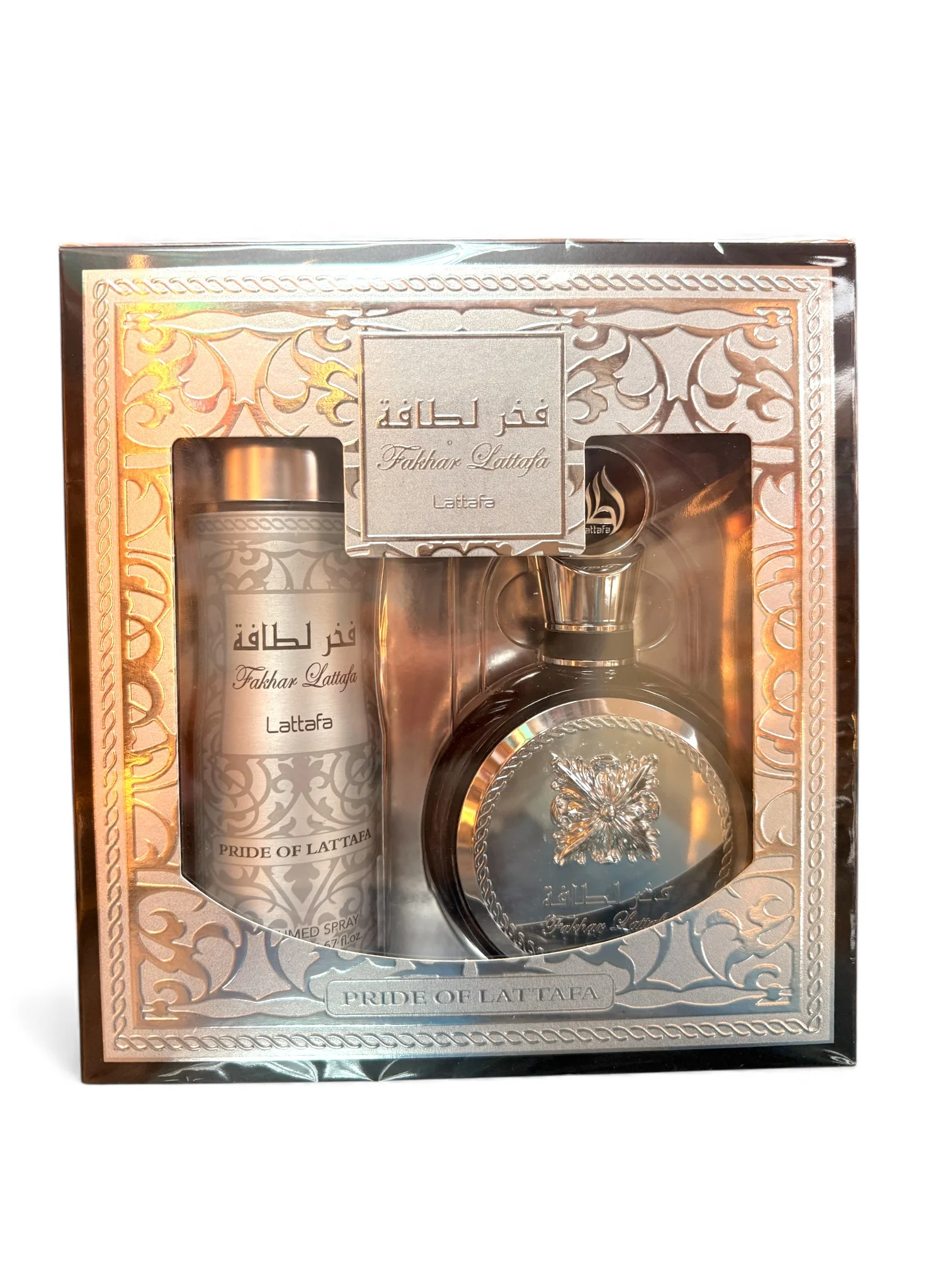Set Lattafa Fakhar Black + Body Spray 100ml EDP